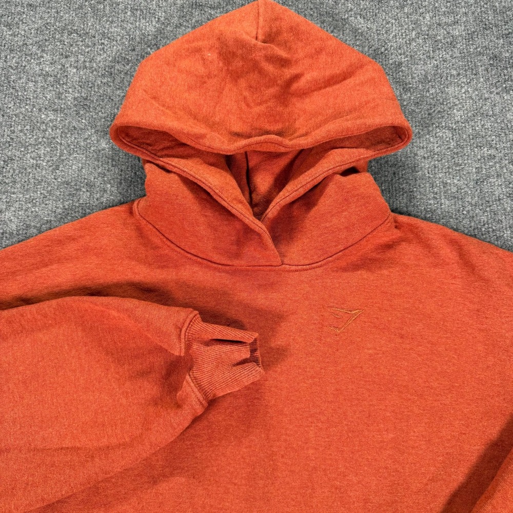 Gymshark Rest Day Essentials Hoodie Burnt Orange B2A7P Small #4118